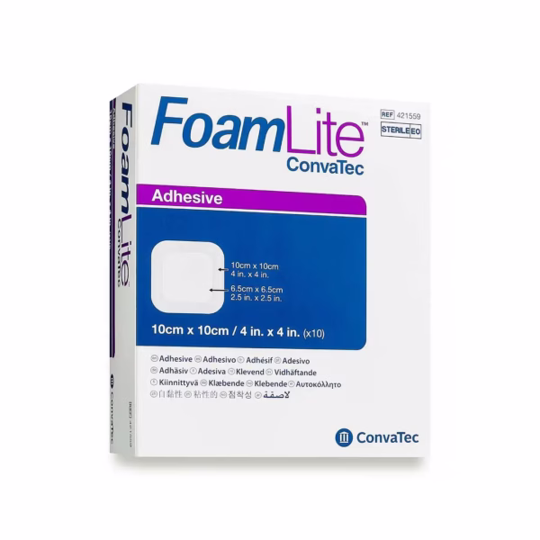 FOAM LITE® 10X10 cm – Unidad – Convatec - Imagen 1