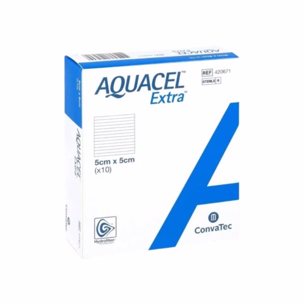 AQUACEL EXTRA 5X5CM – Unidad – Convatec - Imagen 1