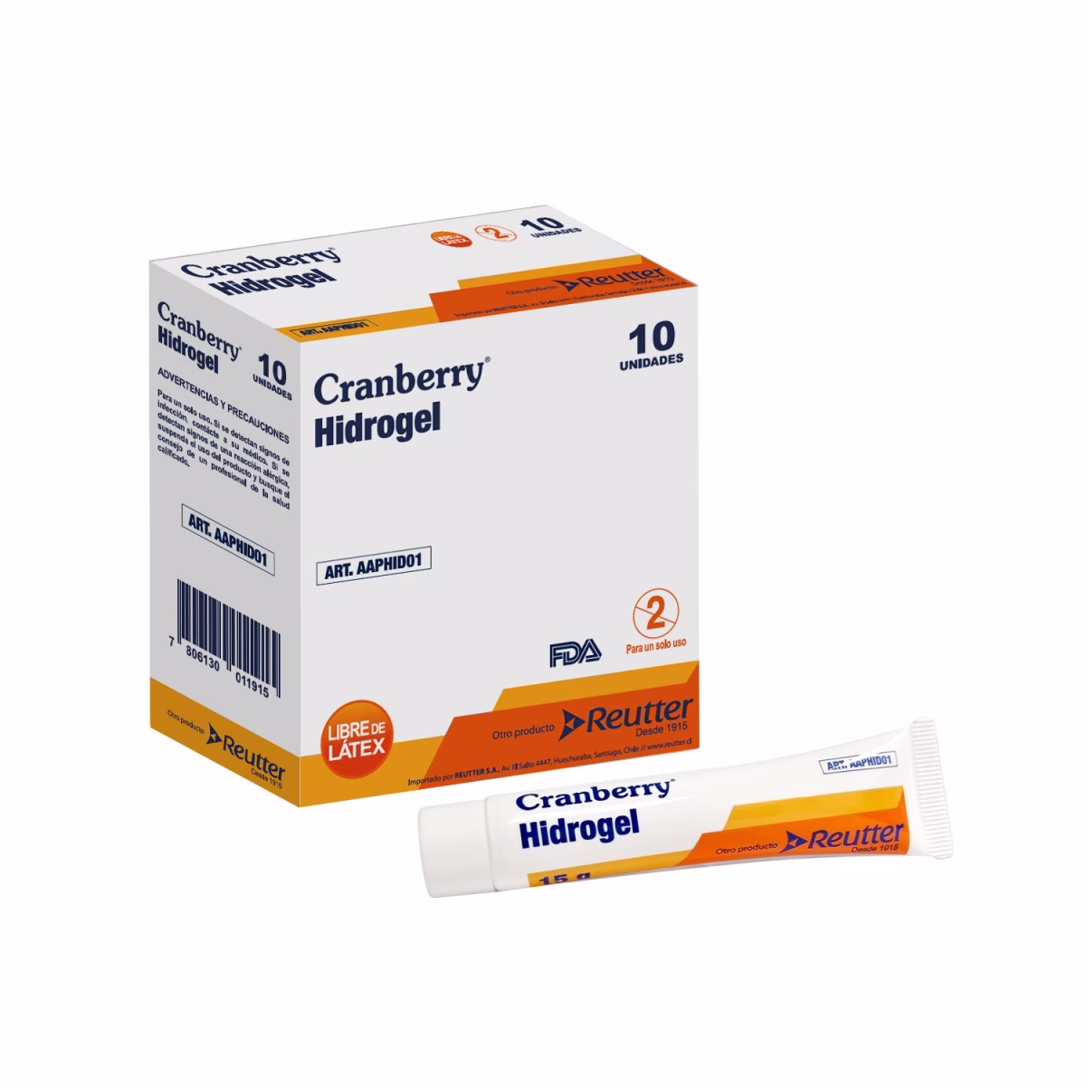 REHE0017 Apósito hidrogel tubo 15 gr – Tubo 15 gr - Tubo – Cranberry - Imagen 1