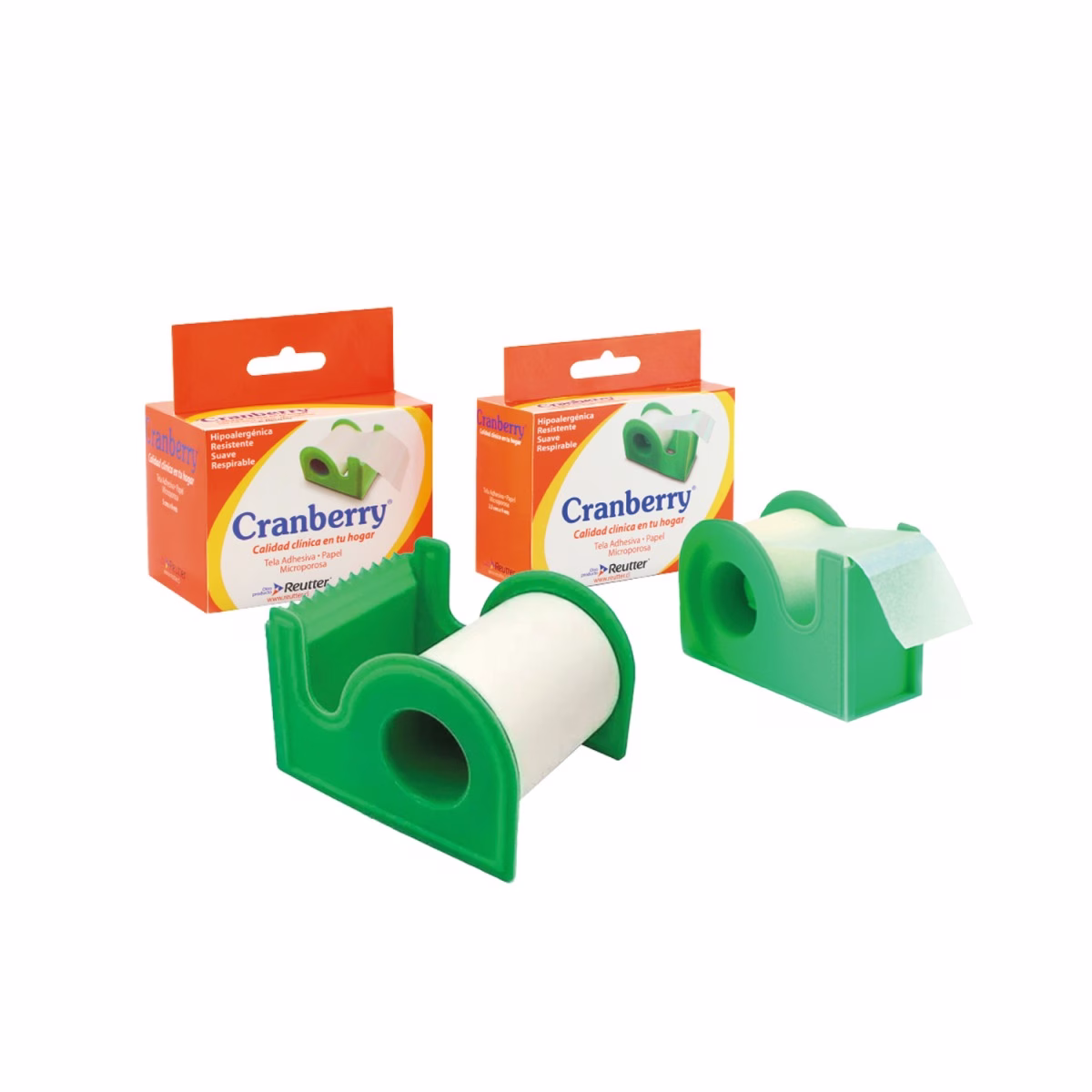 REHE0029 Tela adhesiva de papel microporosa blanca 5cm x 9 mt – 1 caja ( 6 unid ) - Unidad – Cranberry - Imagen 1